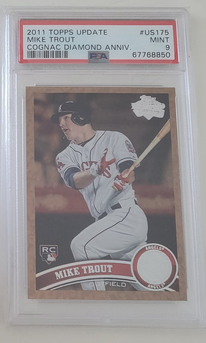 2011 Update Mike Trout Cognac Diamond 9