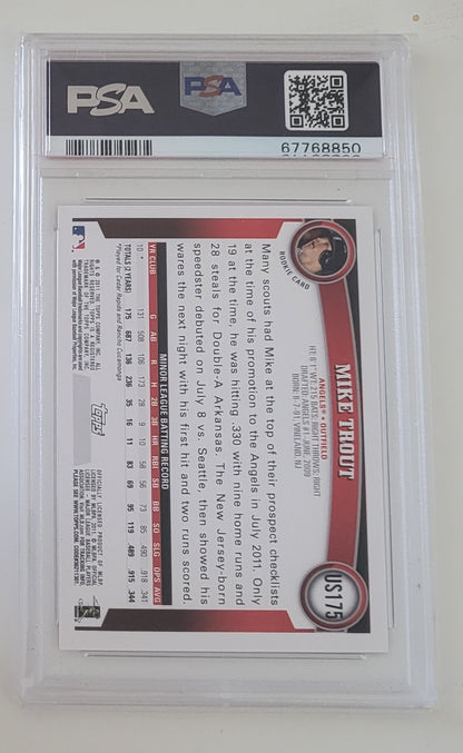 2011 Update Mike Trout Cognac Diamond 9