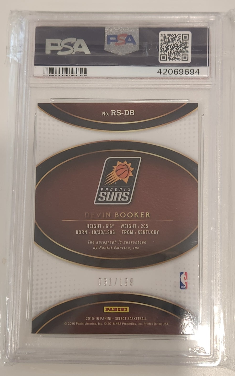 2015 Devin Booker Bronze 10