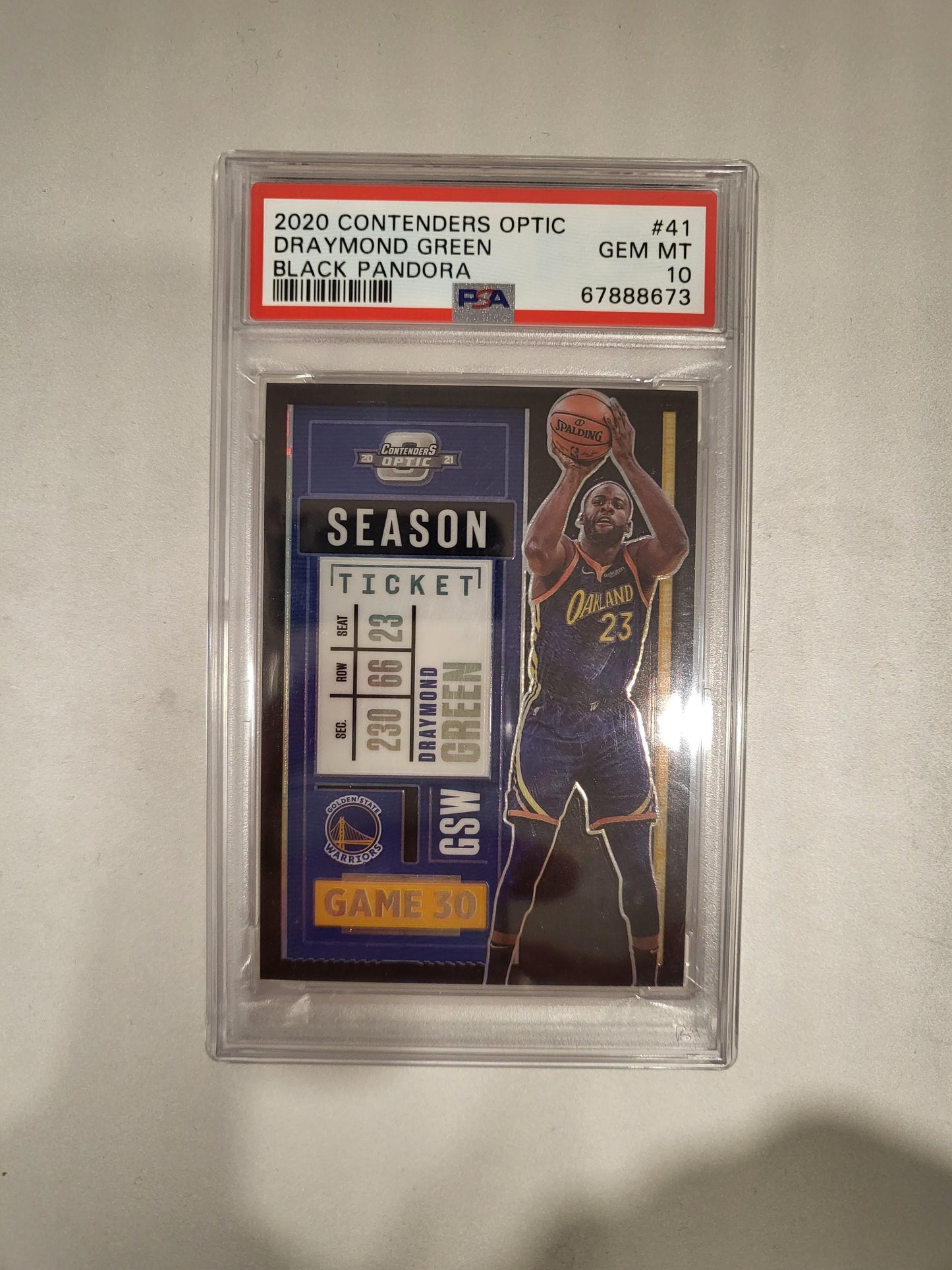 2020 Contenders Optic Draymond Green 10 Black Pandora