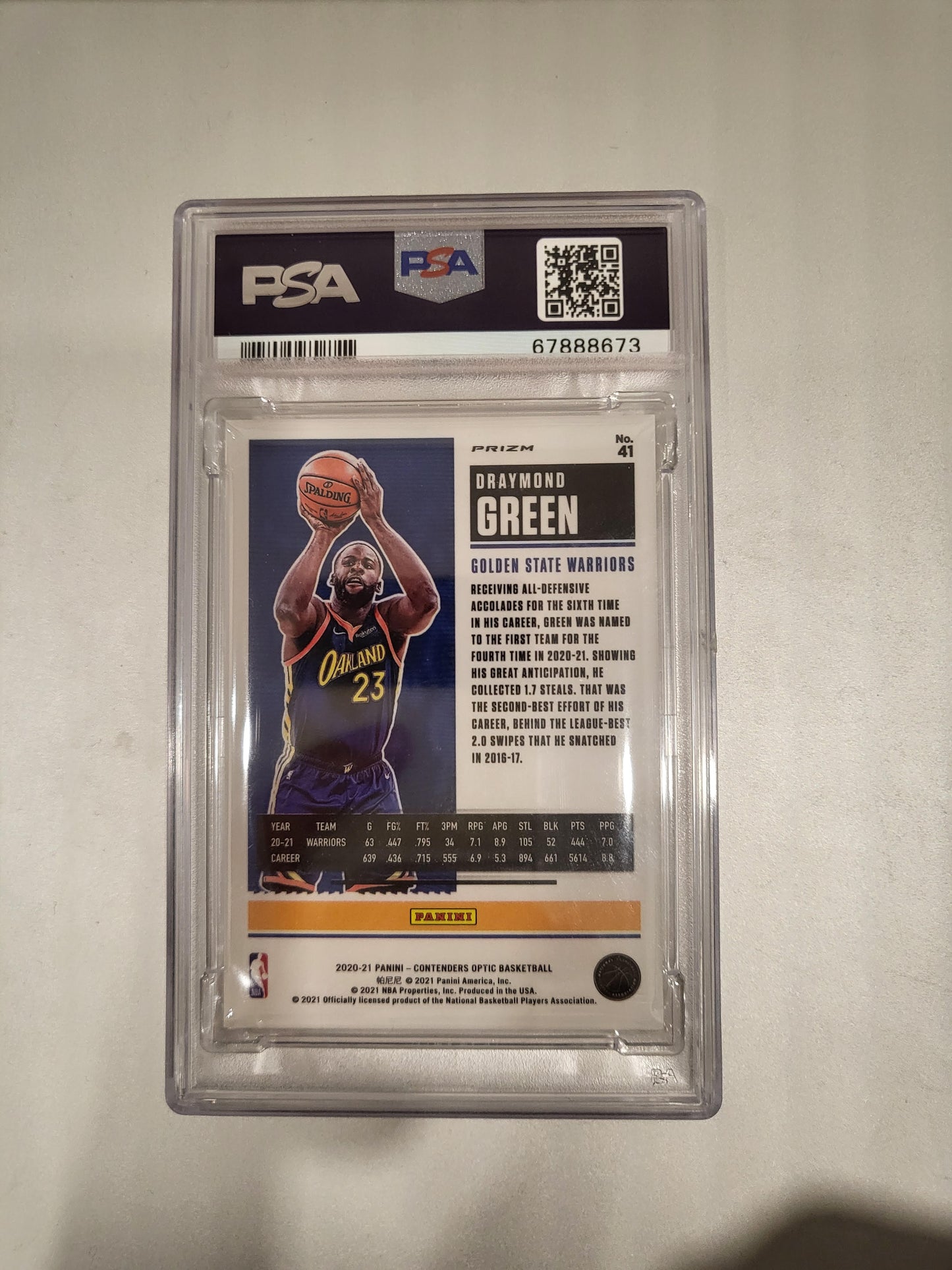 2020 Contenders Optic Draymond Green 10 Black Pandora